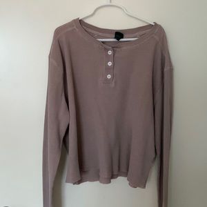 Long sleeve top pink (M)